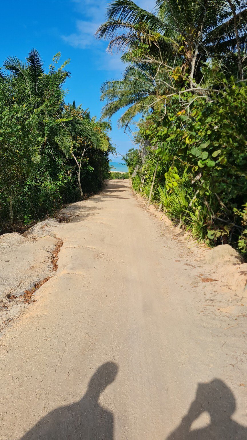 Caminho para a Praia da Barra em Nova Caraíva
